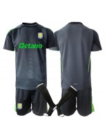 Aston Villa Brankářské Domácí dres pro děti 2025-26 Krátký Rukáv (+ trenýrky)